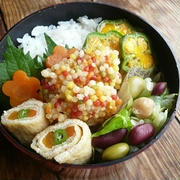 ささみのぶぶあられ揚げ弁当♪