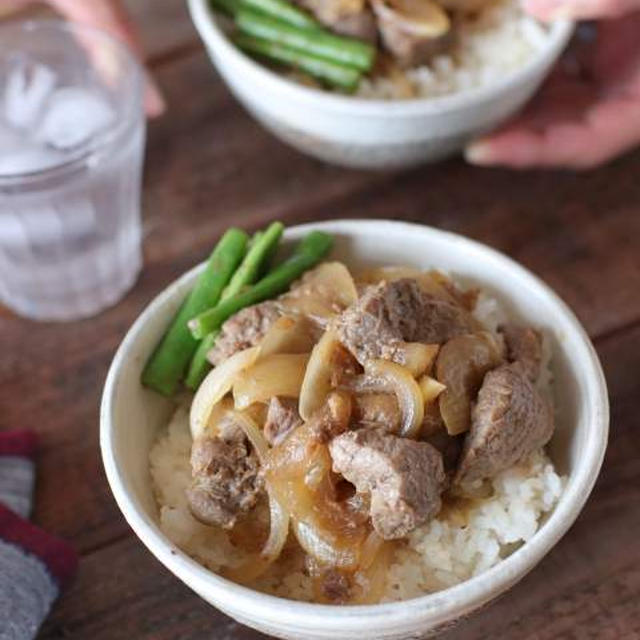 【レシピ】ラムの生姜焼き丼～！