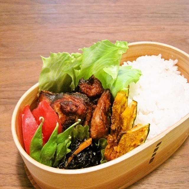 鯖の竜田揚げ弁当