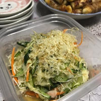 【こどもごはん】バァバのお家で お楽しみクッキング☆やみつきでペロリ！野菜の梅和え和風サラダ