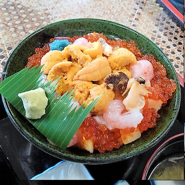 雄冬岬でまかない丼♪田園の里うりゅうでお米のあいす♪
