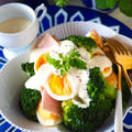 【ゆで卵の切り方変えたら❓】簡単にデリ風になる材料3つのゆで卵とブロッコリーサラダ