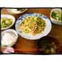 【献立148】白身魚の中華風レンジ蒸し＆作り置きの肉団子で春雨スープ