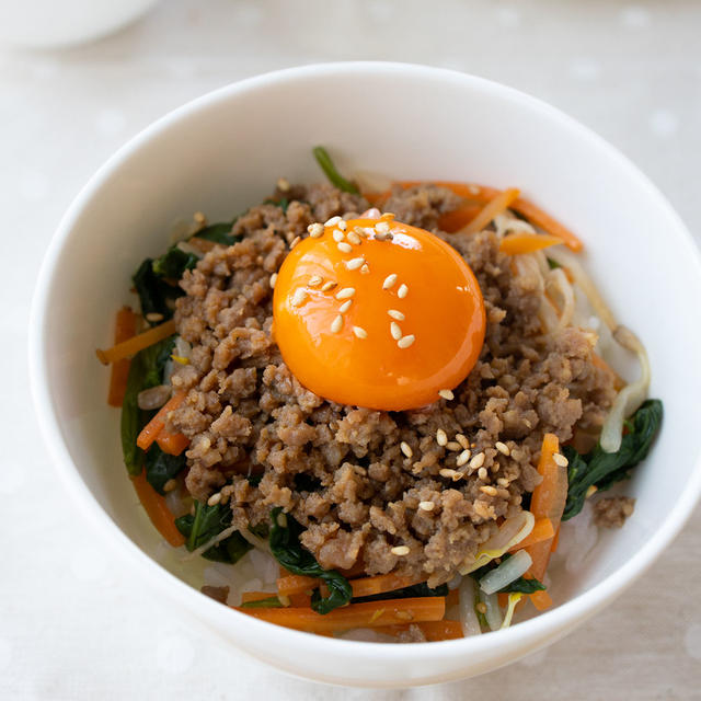 ラク〜に作ろう＾＾ビビンバ丼。