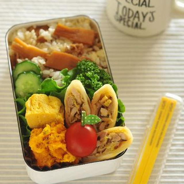 ママ弁「筍の混ぜ込みご飯」