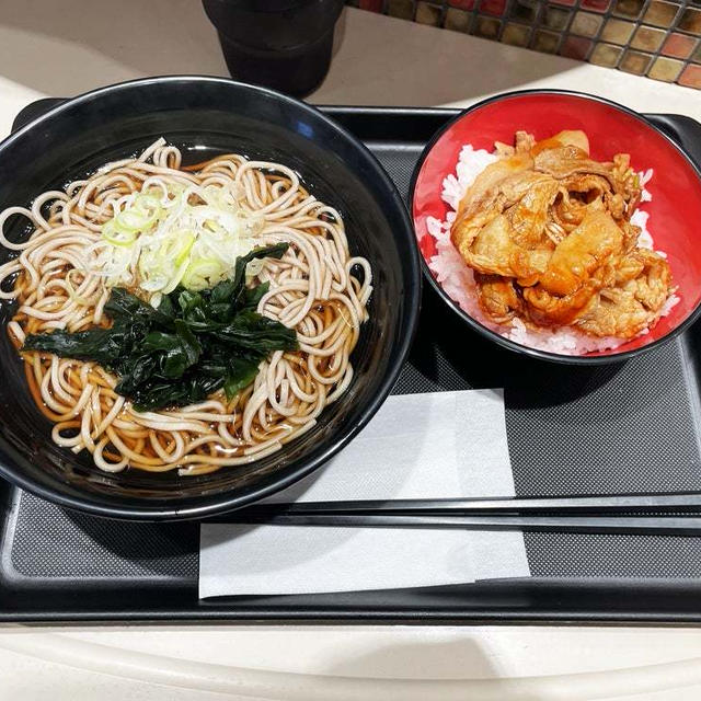 ミニ旨辛豚丼セットを食す（番外編）〜名代 富士そば〜