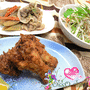 パリパリうま味チキン唐揚げ  to  豚バラ ごぼう煮 ☆