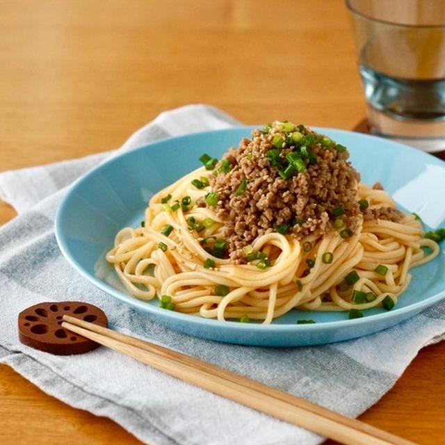 すぐできる♪汁なし肉味噌うどん