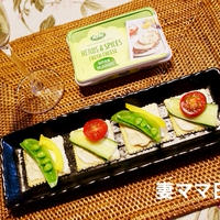 ベジのせカナッペ♪　Herbs & Spice Canape