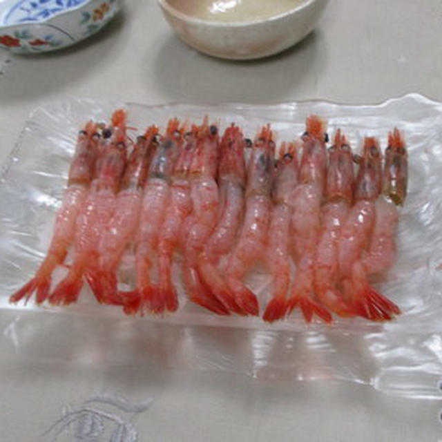 甘エビのお刺身★★★