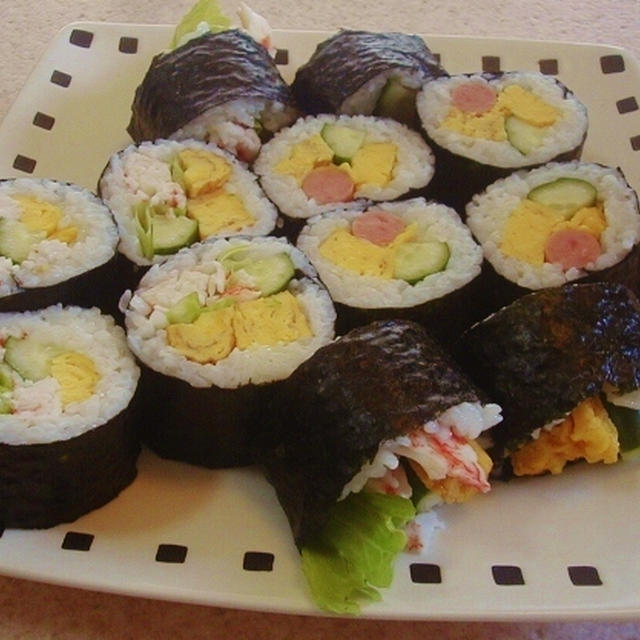 簡単２種の巻き寿司