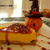 ハロウィンなので　カボチャのチーズケーキ♪