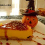 ハロウィンなので　カボチャのチーズケーキ♪