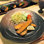 いわしフライとじゃがいも餅のあるもの和食