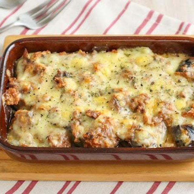 ＊【michill】お皿とトースターがあればOK！サバ缶とじゃがいものトマトチーズ焼き＊