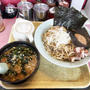和節とんこつ醤油つけ麺ほうれん草セットを背脂変更多めで啜る 〜海苔5枚・コロチャー・山岡家〜