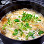 ストウブ鍋で「白菜の親子煮」＆「豆苗」＆「次女の誕生日の食卓」
