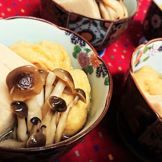 【レシピ】レンチンで楽ちん！【高野豆腐とがんもの煮物】味しみ染み～★ほっこり★ほっとけレシピ！