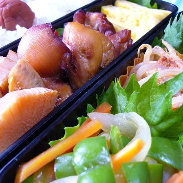 鶏肉と竹の子の煮物焼き弁当～☆
