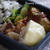 中学息子弁当～オムレツ（手作りミートソース入り）・ベーコンと蓮根の黒こしょう風味・・・