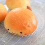 おしりからプッ♪おたまじゃくしのクリームパン。