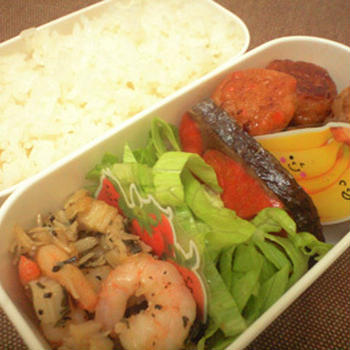 ５品のおかず弁当