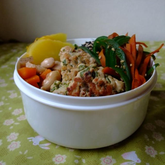オクラつくねお弁当。
