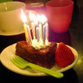 ７歳のお誕生日おめでとう！～チョコケーキでお祝い！