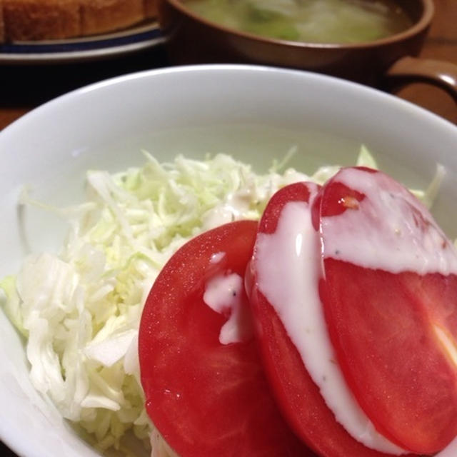 朝ご飯〜ハムが好き（笑