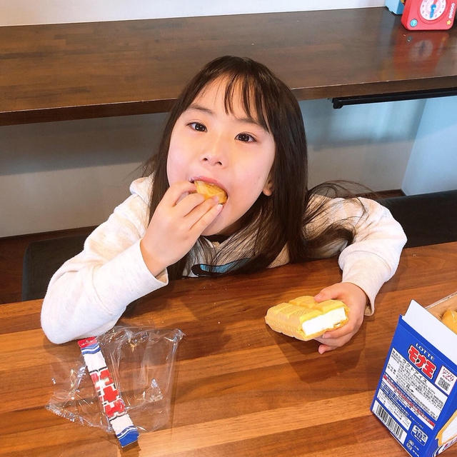 おやつはアイスです〜！！