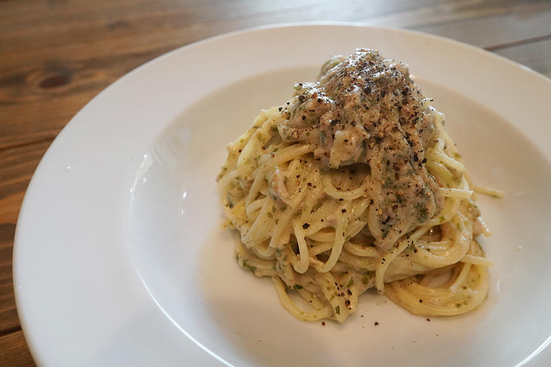 【パスタレシピ】あおさ海苔の濃厚クリームパスタ｜包丁も使わないから簡単！