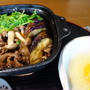 茄子のすき焼き煮  〆は半田麺で／我が家の割下