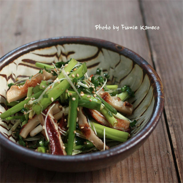 シャキうま　ちくわとねぎの和え物