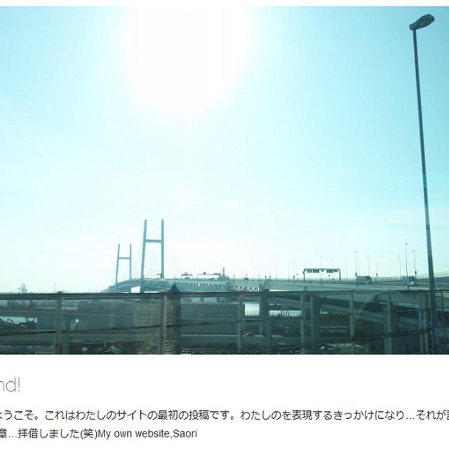 My first “Own” blog !!