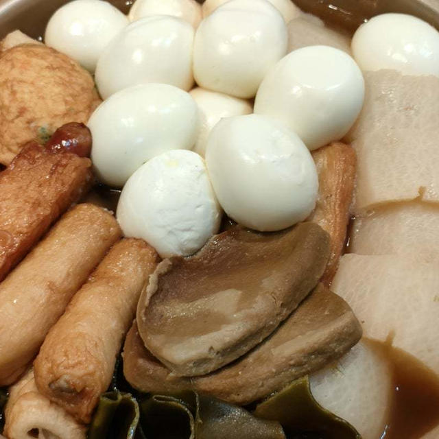 今夜はおでん！！ゆで卵は20個です