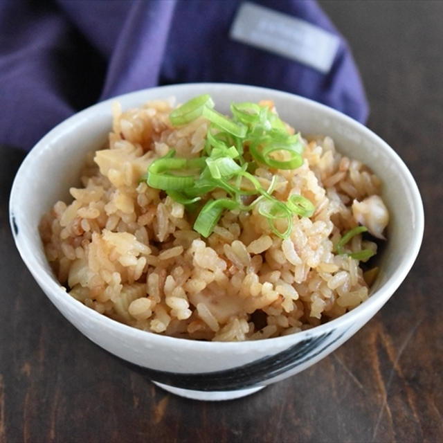 たけのことイカゲソの炊き込みご飯