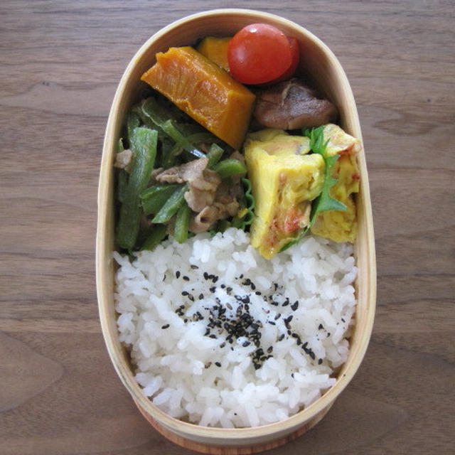 豚肉とピーマンのたっぷり生姜炒め弁当