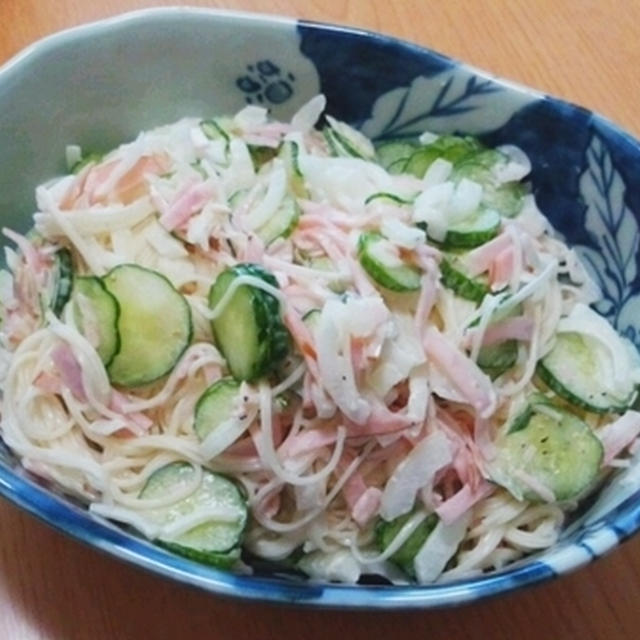サラダそうめん