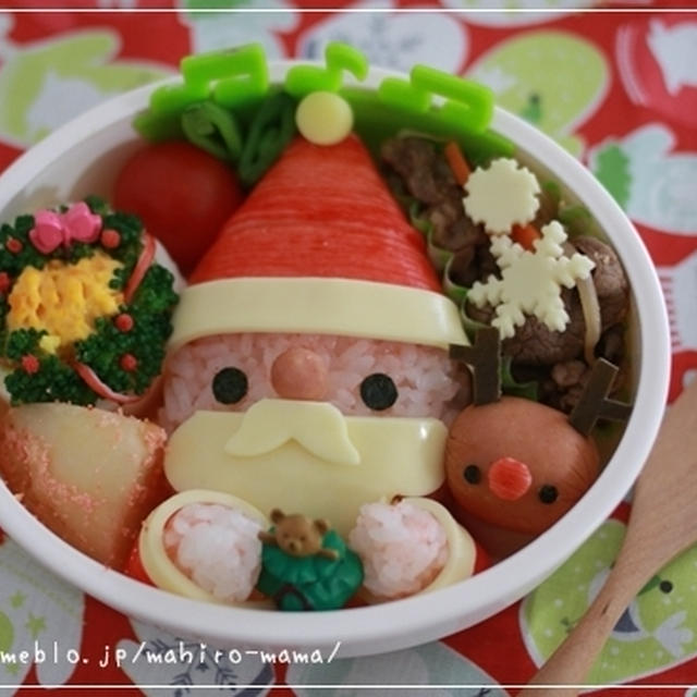 キャラ弁＊サンタさんのお弁当