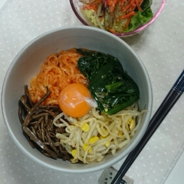 ビビンバ☆2015/06/12の晩ごはん。