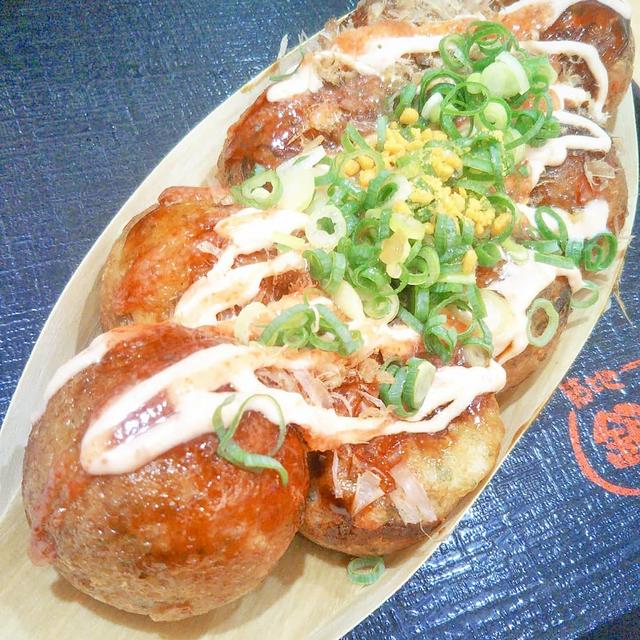 たこ焼き☆銀だこのゆずネギ明太を食べたよ