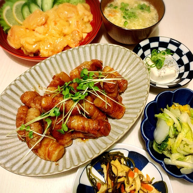 ダブルメインの夜ごはん