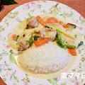 酒粕のミルクシチュー♪ chicken milk stew with sake lees