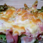 【おかず】セロリの葉のチーズ焼き