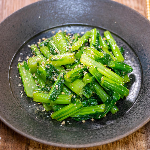 今年最後のレシピは野菜「蕪の葉のおひたし」&今年最後のかめきちパパの毎日ごはん新聞連載でした