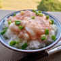 明太子と山芋すりおろし丼☆ご飯が美味しいな