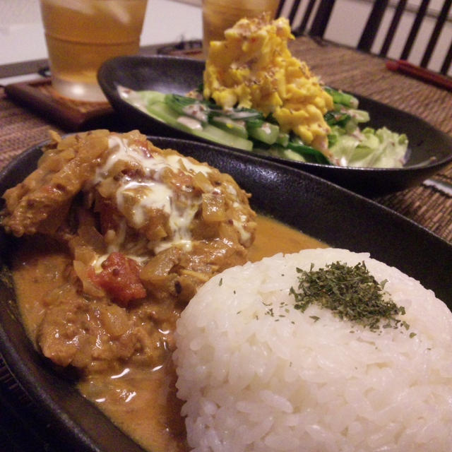 モテ料理？！女子必見の、バターチキンカレー。