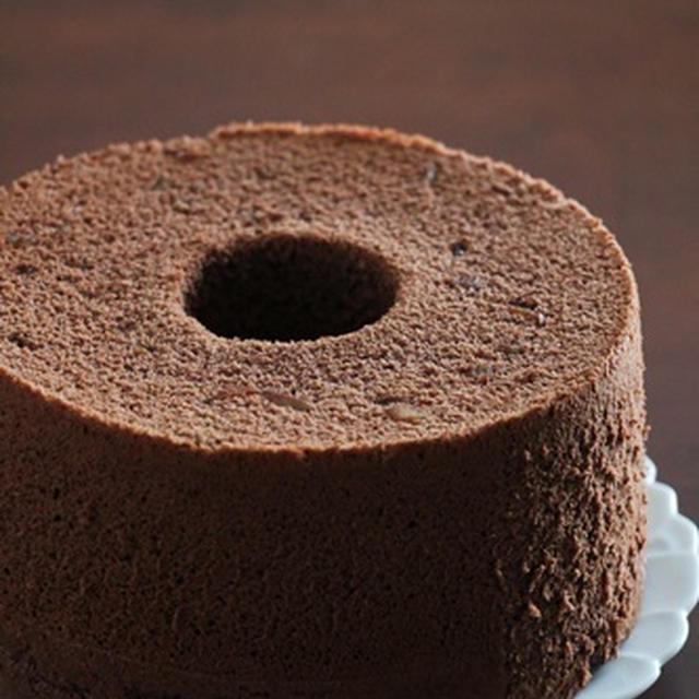 チョコとオレンジのシフォンケーキ