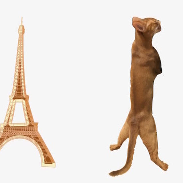 エッフェルひめちゃんが、絵画になった