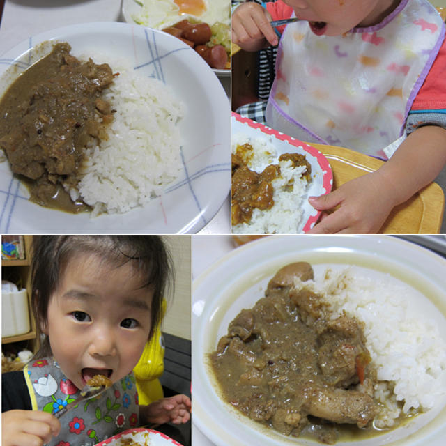 子どものスパイスカレー。